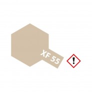Preisvergleich für Autos: Tamiya 81355 Farbe XF-55 Deck Tan (hellbraun) matt 23ml