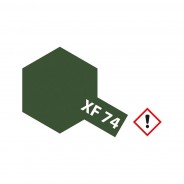 Preisvergleich für Autos: Tamiya 81774 Farbe XF-74 Braunoliv (Olive Drab) matt JGSDF 10ml