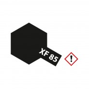 Preisvergleich für Autos: Tamiya 81785 Farbe XF-85 Gummi-Schwarz matt Acryl 10ml