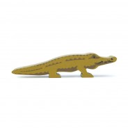 Preisvergleich für Holzspielzeug: Tender TL4741 Krokodil grün Holzfigur