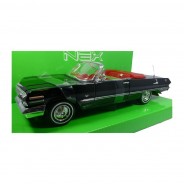 Preisvergleich für Autos: Welly 22434 Chevrolet Impala Convertible schwarz 1963 Maßstab 1:24 Modellauto