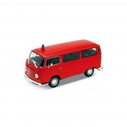 Preisvergleich für Autos: Welly 22472 VW T2 Bus "Feuerwehr" rot 1972 Maßstab 1:24 Modellauto