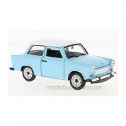 Preisvergleich für Autos: Welly 24037 Trabant 601 hellblau/weiß Maßstab 1:24 Modellauto