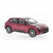 Preisvergleich für Autos: Welly 24047 Porsche Macan Turbo rot metallic Maßstab 1:24 Modellauto
