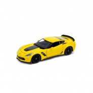 Preisvergleich für Autos: Welly 24085 Chevrolet Corvette Z06 gelb 2017 Maßstab 1:24 Modellauto