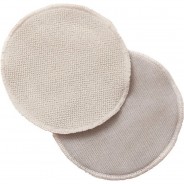 Preisvergleich für Stillartikel: 2er-Pack Stilleinlagen mit Silber, waschbar beige