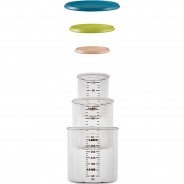 Preisvergleich für Essen & Trinken: 3er Set Portionsbehälter (1 baby / 1 maxi / 1 maxi +) (verschiedene Farben blau/neon/nude) mehrfarbig