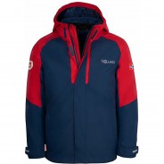 Preisvergleich für Jacken & Outdoorkleidung: 3-in-1-Funktionsjacke Skanden Outdoorjacken hellrot Gr. 140