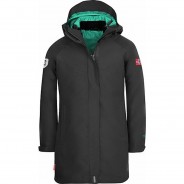 Preisvergleich für Jacken & Outdoorkleidung: 3-in-1-Funktionsjacke Senja Outdoorjacken anthrazit Gr. 176 Mädchen Kinder