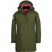 Preisvergleich für Jacken & Outdoorkleidung: 3-in-1-Funktionsjacke Senja Outdoorjacken oliv Gr. 128 Mädchen Kinder