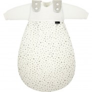 Preisvergleich für Schlafsäcke: 4-Jahreszeiten Schlafsack Baby-Mäxchen 3Tlg. Aqua Dot Babyschlafsäcke weiß Gr. 74/80