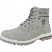 Preisvergleich für Schuhe: 45BI701 Boots Mädchen Stiefel grau Gr. 33 Mädchen Kinder