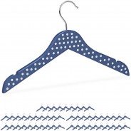 Preisvergleich für Kindermöbel: 50 x Kinderkleiderbügel blau