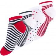 Preisvergleich für Strumpfwaren: 8 Paar Kinder Sneaker Socken - Maritim Sneakersocken  bunt Gr. 31-34 Mädchen Kinder