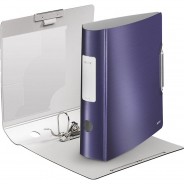 Preisvergleich für Schulbedarf: Aktenordner Polyfoam 1108 Active blau A4 180°, Breite 8 cm