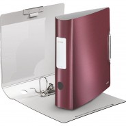 Preisvergleich für Schulbedarf: Aktenordner Polyfoam 1108 Active bordeaux A4 180°, Breite 8 cm