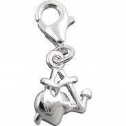Preisvergleich für Accessoires für Kinder: Anhänger 10mm Silber 925 Kettenanhänger silber Mädchen Kinder