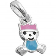 Preisvergleich für Accessoires für Kinder: Anhänger 11x7mm Silber 925 Kettenanhänger silber