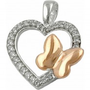 Preisvergleich für Accessoires für Kinder: Anhänger 15x17mm Silber 925 Kettenanhänger silber
