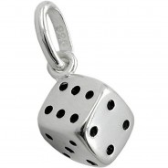 Preisvergleich für Accessoires für Kinder: Anhänger 6x6mm Silber 925 Kettenanhänger silber