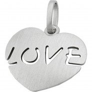Preisvergleich für Accessoires für Kinder: Anhänger - LOVE - Silber 925 Kettenanhänger silber