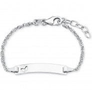 Preisvergleich für Accessoires für Kinder: Armband , Sterling Silber 925, Schmetterling Armbänder  silber Gr. 14,0 Mädchen Kinder