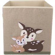 Preisvergleich für Geschenkideen: Aufbewahrungsbox Kinder 36L faltbar Spielzeug Kiste Kallax Regal Storage Box Aufbewahrungsboxen braun