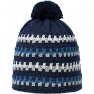 Preisvergleich für Mützen & Accessoires: Baby Bommelmütze  dunkelblau Gr. 47 Jungen Baby