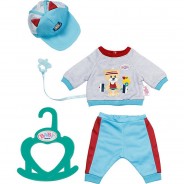 Preisvergleich für Puppen & Zubehör: BABY born® Little Sporty Outfit blau 36 cm