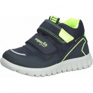 Preisvergleich für Schuhe: Baby Halbschuhe  blau/gelb Gr. 23 Jungen Kleinkinder