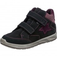 Preisvergleich für Schuhe: Baby Halbschuhe KIMI  anthrazit/lila Gr. 24 Mädchen Kleinkinder