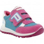 Preisvergleich für Schuhe: Baby Halbschuhe  türkis/pink Gr. 22 Mädchen Kleinkinder