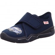 Preisvergleich für Schuhe: Baby Hausschuhe BENNY WMS Weite M3  dunkelblau Gr. 27 Jungen Kleinkinder