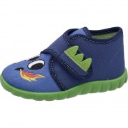 Preisvergleich für Schuhe: Baby Hausschuhe  blau/grün Gr. 26 Jungen Kleinkinder