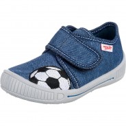 Preisvergleich für Schuhe: Baby Hausschuhe BULLY , WMS-Weite M3 blau Gr. 20 Jungen Kinder