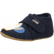 Preisvergleich für Schuhe: Baby Hausschuhe EISBÄR  dunkelblau Gr. 21 Jungen Kleinkinder
