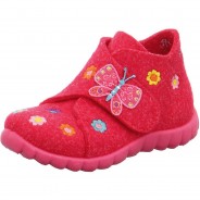 Preisvergleich für Schuhe: Baby Hausschuhe HAPPY  rot Gr. 27 Mädchen Kleinkinder