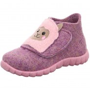 Preisvergleich für Schuhe: Baby Hausschuhe HAPPY WMS Weite M4  lila Gr. 28 Mädchen Kleinkinder