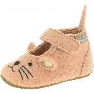 Preisvergleich für Schuhe: Baby Hausschuhe MÄUSCHEN  altrosa Gr. 29 Mädchen Kinder