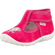 Preisvergleich für Schuhe: Baby Hausschuhe SPOTTY WMS Weite M3  rosa Gr. 26 Mädchen Kleinkinder
