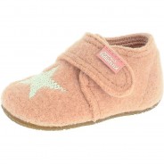Preisvergleich für Schuhe: Baby Hausschuhe STERNENSTICK  altrosa Gr. 20 Mädchen Kleinkinder