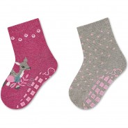 Preisvergleich für Strumpfwaren: Baby Haussocken  pink Gr. 26 Mädchen Kleinkinder