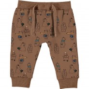 Preisvergleich für Hosen: Baby Jerseyhose NBMSEJR , Organic Cotton hellbraun Gr. 68 Jungen Baby