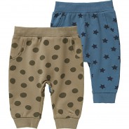 Preisvergleich für Hosen: Baby Jogginghose NBMTILOP Doppelpack , Organic Cotton grau Gr. 68 Jungen Baby