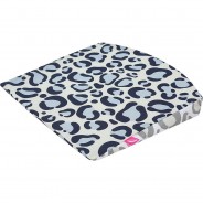 Preisvergleich für Heimtextilien: Baby Keilkissen 30x30cm ideal Kinderwagen, Stubenwagen,   inkl. abnehmbarem Bezug aus 100% Baumwolle, Leo blau  Kinder