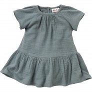 Preisvergleich für Kleider & Röcke: Baby Kleid, Organic Cotton khaki Gr. 74/80 Mädchen Kinder