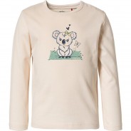 Preisvergleich für Oberteile: Baby Langarmshirt  creme Gr. 92 Mädchen Kinder