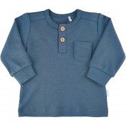 Preisvergleich für Oberteile: Baby Langarmshirt  dunkelblau Gr. 86 Jungen Kleinkinder