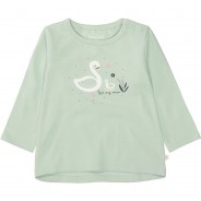 Preisvergleich für Oberteile: Baby Langarmshirt  mint Gr. 68 Mädchen Baby