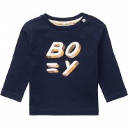 Preisvergleich für Oberteile: Baby Langarmshirt  , Organic Cotton dunkelblau Gr. 92 Jungen Kleinkinder